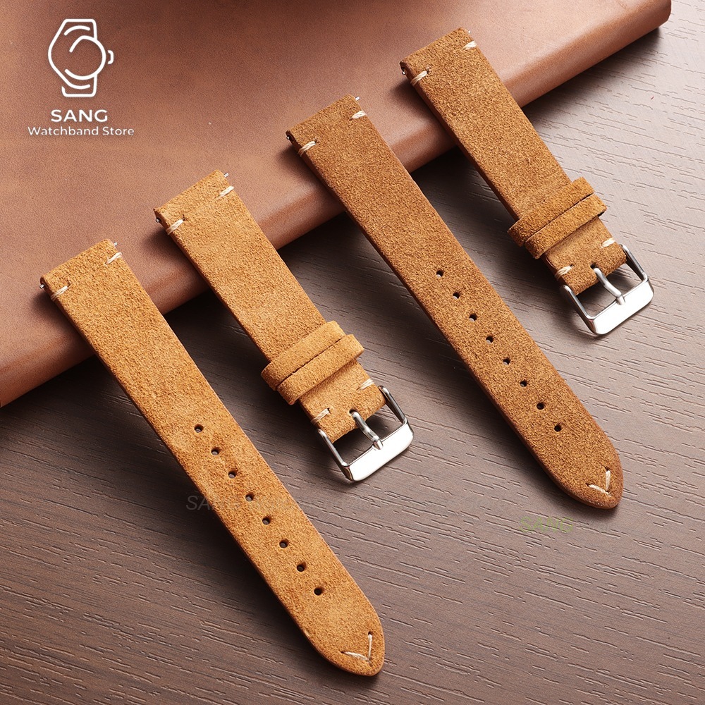 14/16/18/19/20/21/22mm Quick R - Suede Strap Watch ulasan dan harga