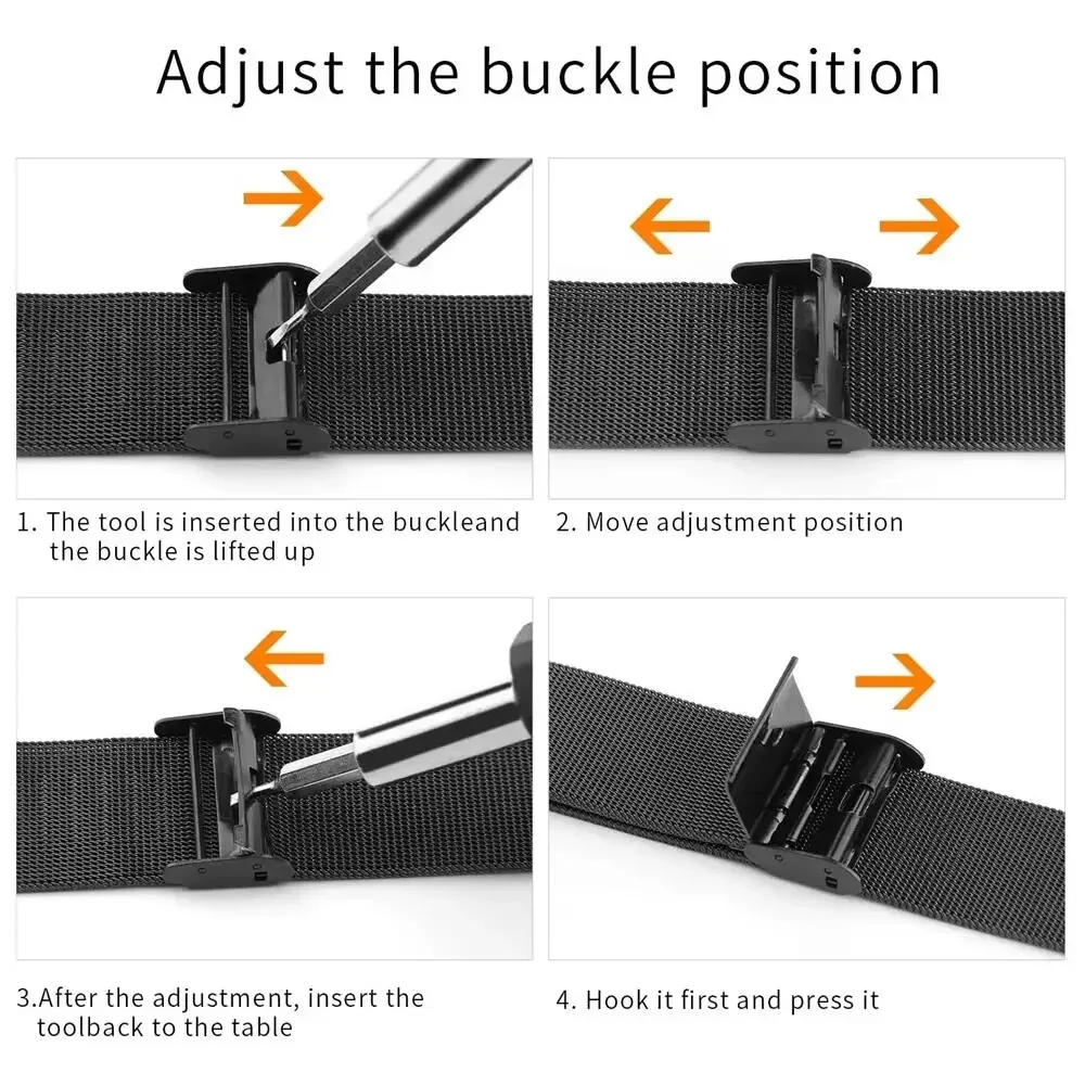 Metal Bands for Garmin Vivoact - Mesh Strap Metal ulasan dan harga